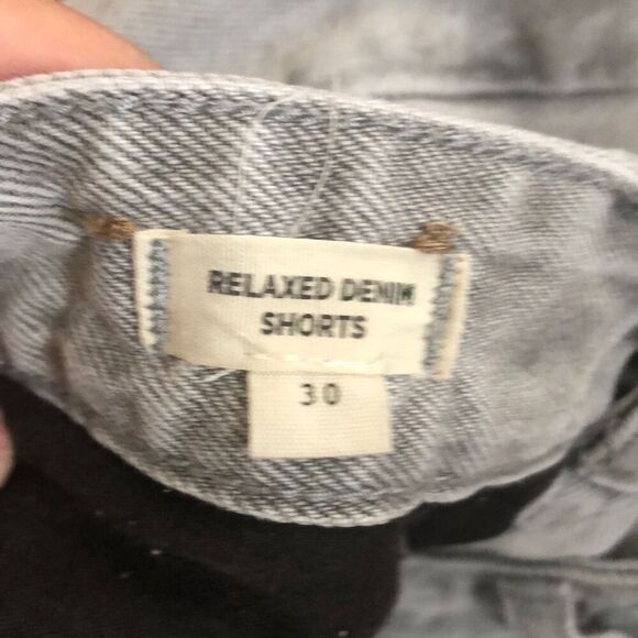 Madewell Relaxed denim shorts lite gray size 30 - Picture 4 of 5